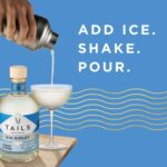 Tails Cocktails Gin Gimlet, Crafted with Bombay Sapphire Gin, Ready-To-Drink Pre-Mixed Cocktail, Serves 4 Bar-Quality Cocktails, 14.9% ABV, 50Cl / 500Ml