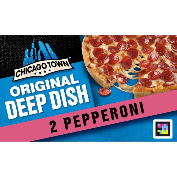 Chicago Town 2 Deep Dish Pepperoni Mini Pizzas, 2 X 155G (Frozen)