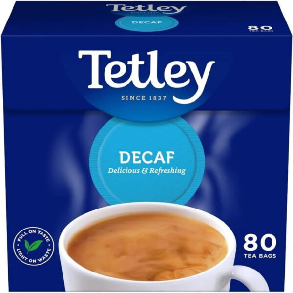 Tetley Original Decaf Tea Bags, 80 Bags