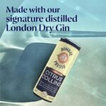 Bombay Pressé Citrus Collins, 6.5% ABV, 12 X 25Cl / 250 Ml, Ready-To-Drink Pre-Mixed Cocktail Can, Created with London Dry Gin and Infused with the Natural Flavour of Mediterranean Lemons