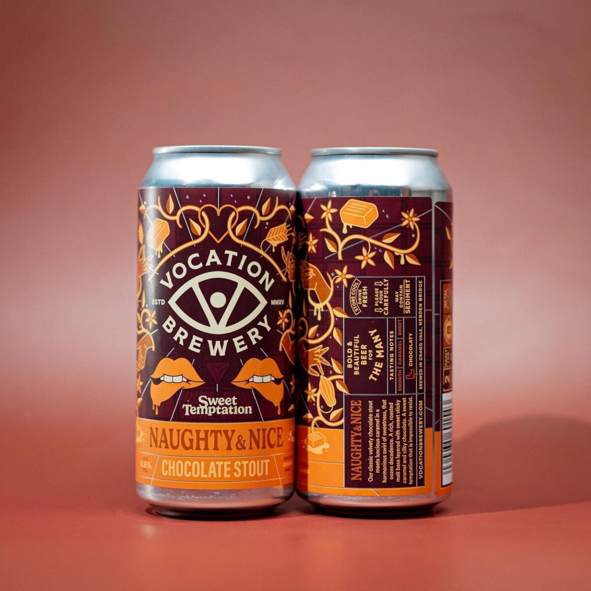 Vocation Brewery Sweet Temptation Chocolate Caramel Stout 6.6% 440Ml Can