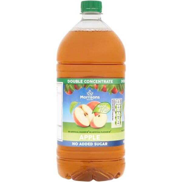 Morrisons No Added Sugar Apple Squash 1.5 Litre
