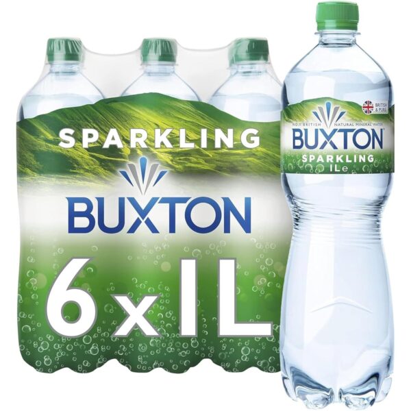 Buxton Sparkling Natural Mineral Water 6X1L