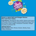 Snack a Jacks Salt and Vinegar Sharing Rice Cakes Crisps 117 G