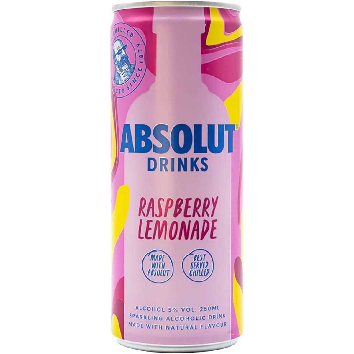 Absolut Raspberry Lemonade Sparkling Pre-Mixed Drink, 25Cl