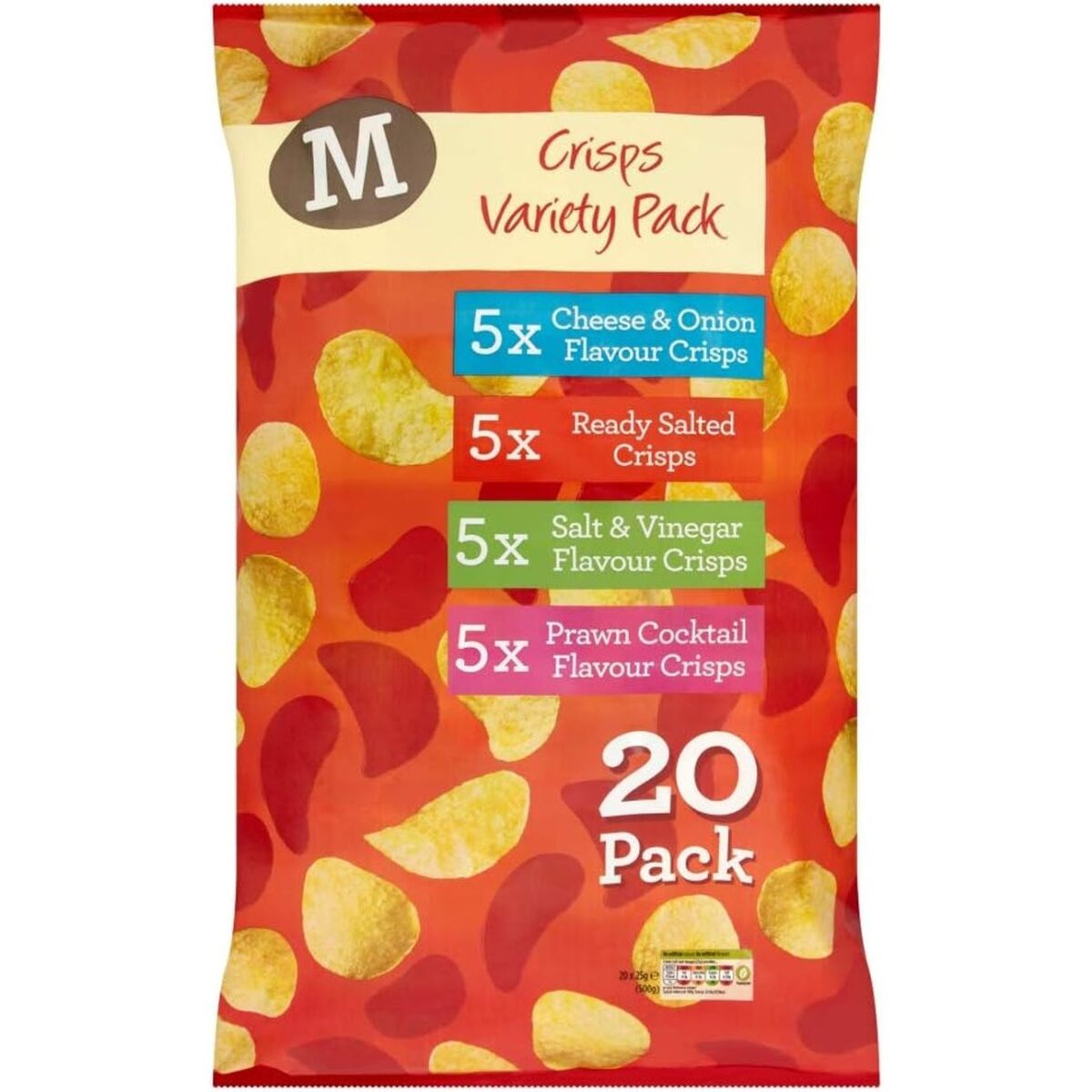 Morrisons Variety Mix Crisps 20X25G