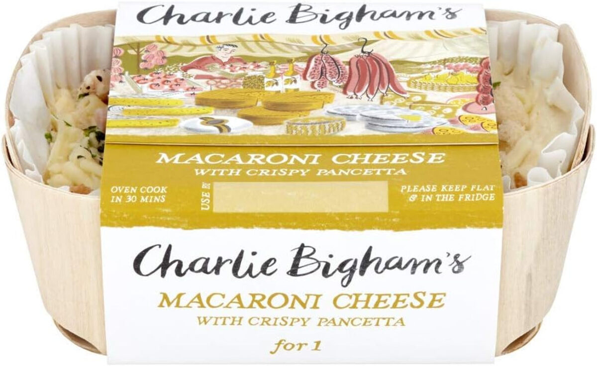 Charlie Bigham'S Macaroni Cheese with Crispy Pancetta, 340G