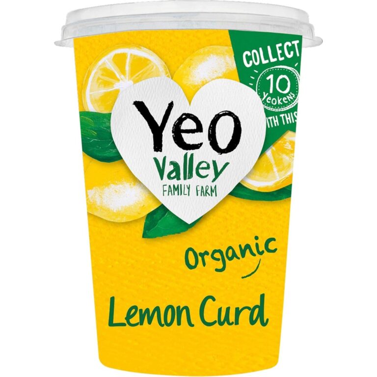 Yeo Valley Organic Whole Milk Lemon Curd Yoghurt, 450G