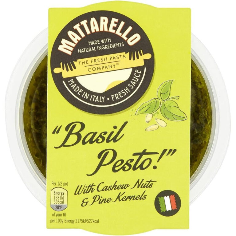 Mattarello by the Fresh Pasta Company Basil Pesto 150 G