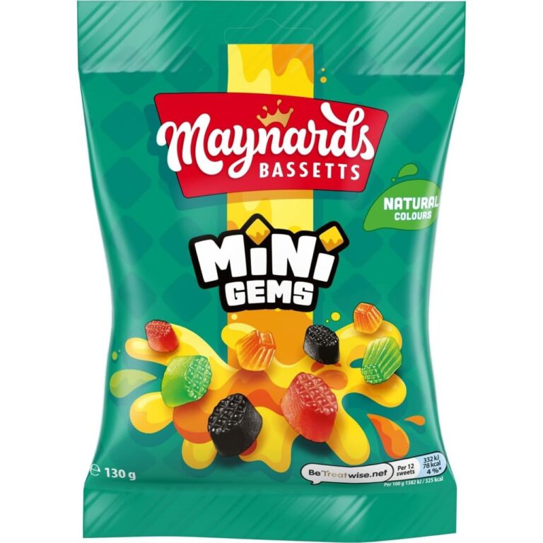 Maynards Bassetts Minigems Sweets Bag 130G