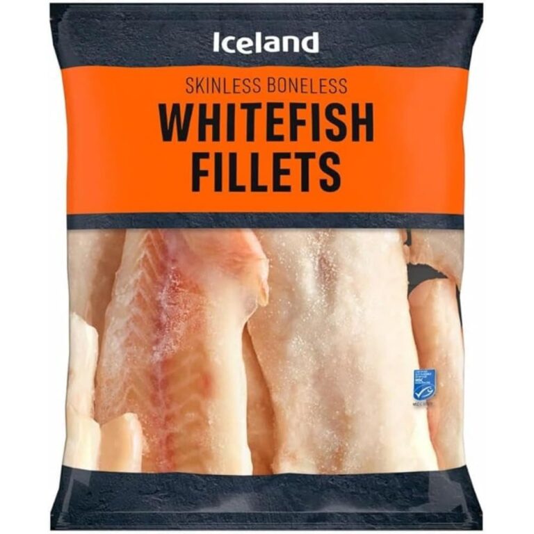 Iceland Whitefish Fillets 750G