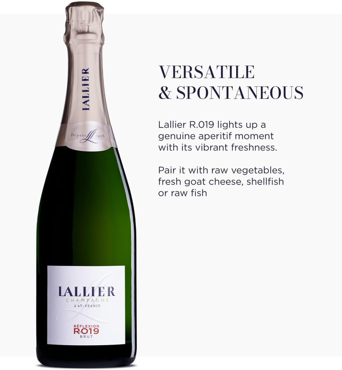 Champagne Lallier Réflexion R.19, 75 Cl