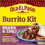 Old El Paso Mexican Mild Beef & Bean Chilli Buritto Kit, 620G