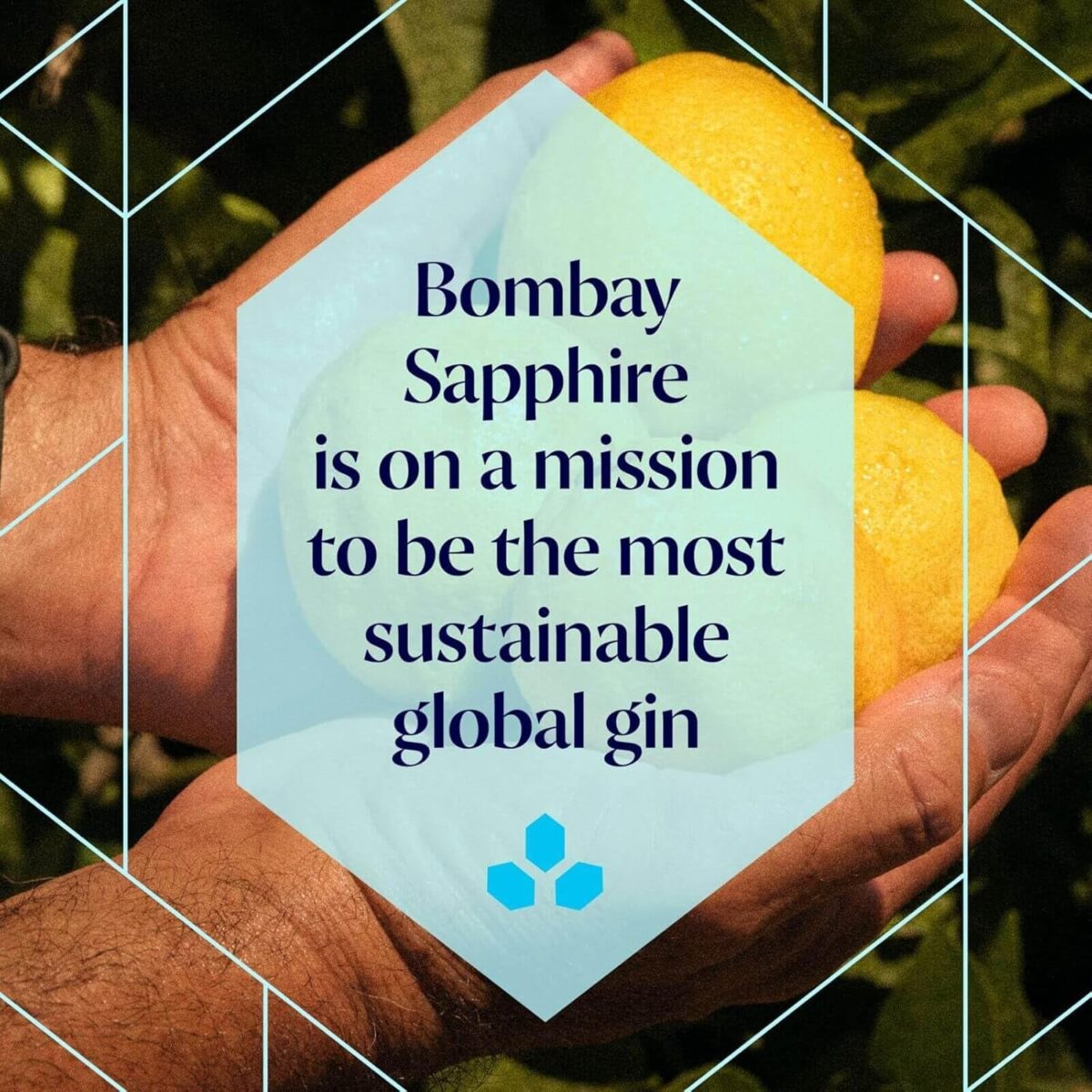 Bombay Sapphire Premium Distilled London Dry Gin, 40% ABV, 100Cl / 1L, Vapour Infused with 10 Hand Selected Exotic Botanicals