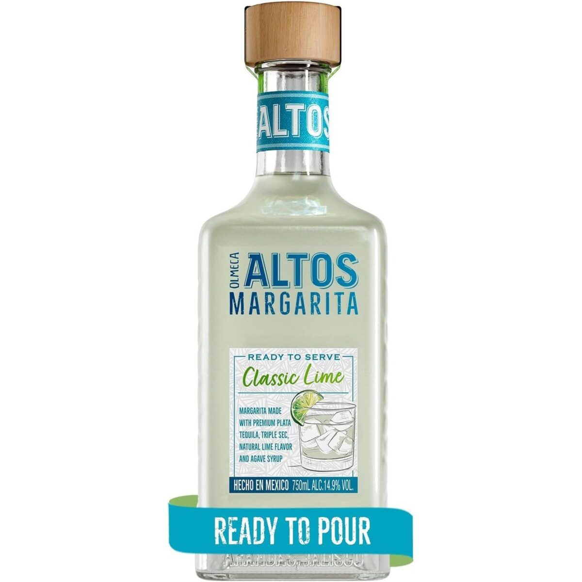 Altos Tequila Ready to Serve Lime Margarita 75Cl
