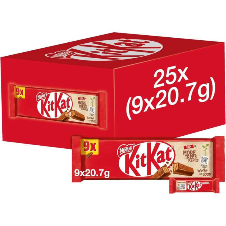 Kitkat 2 Finger Milk Chocolate Biscuit Bar, Pack of 9