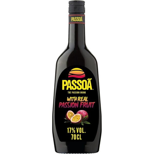 Passoã Passion Fruit Liqueur, Suitable for Passion Fruit Martini, 70Cl