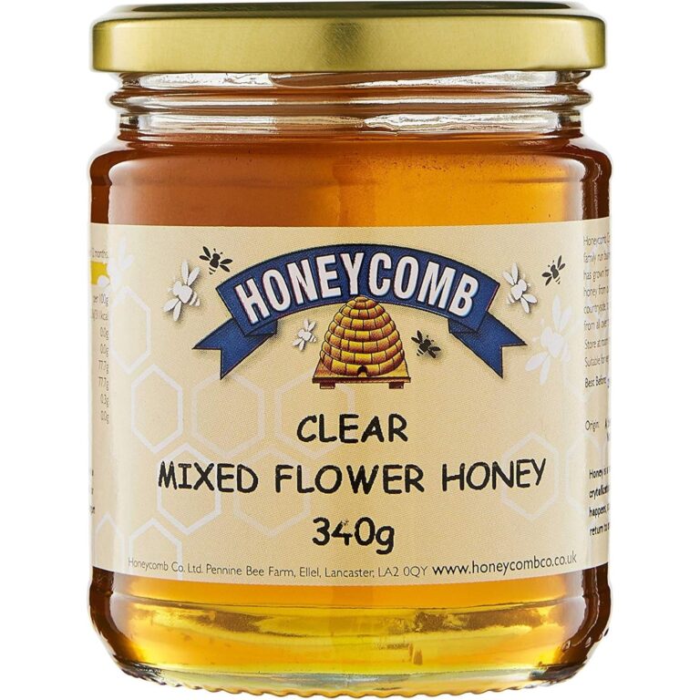 Honeycomb Clear Mixed Flower Honey, 340G