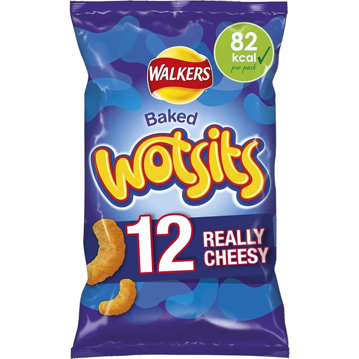 Walkers Wotsits Really Cheesy Multipack Snacks, 12X16.5G