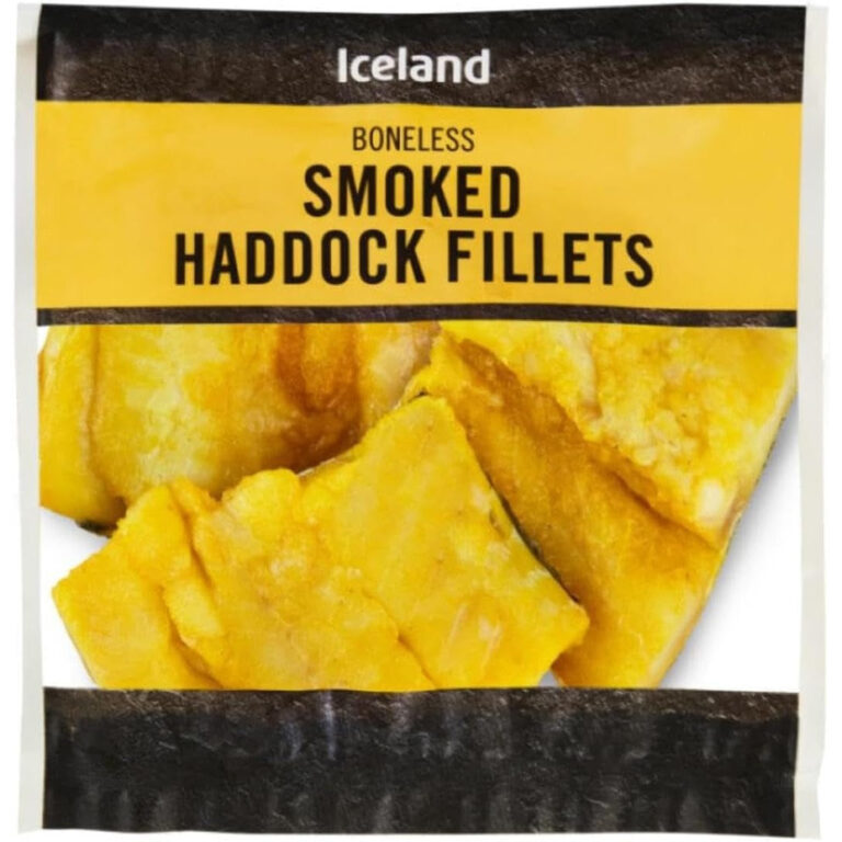 Iceland Boneless Smoked Haddock Fillets 320G (Frozen)