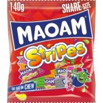 Maoam Stripes Fruit Sweets, 140G