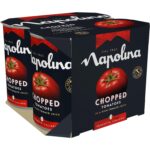 Napolina Chopped Tomatoes, 400 G (Pack of 4)