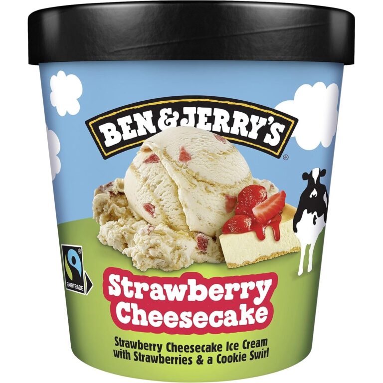 Ben & Jerry'S Strawberry Cheesecake Ice Cream 465 ML